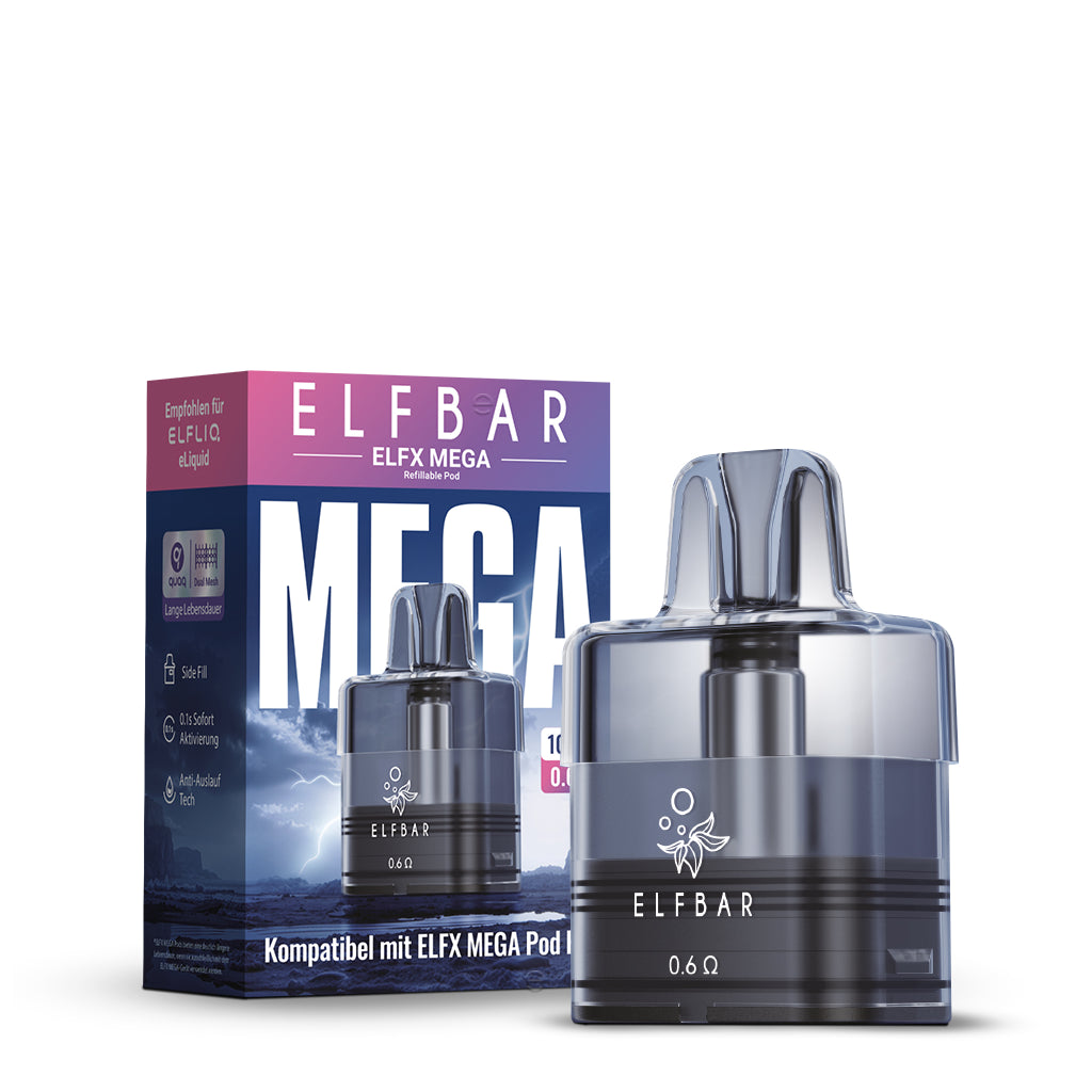 ELFBAR ELFX Mega Refillable Pod – 0,6 Ohm – 10 ml