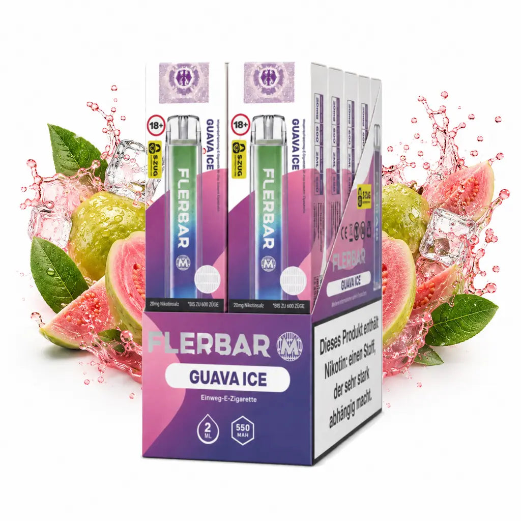 FLERBAR 600 Guava Ice 10er Pack – 20 mg/ml – 600 Züge