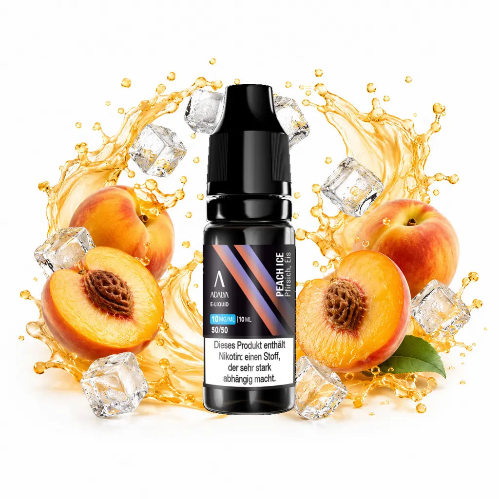 Adalya Nikotinsalz Liquid – Peach Ice – 10 mg/ml – 10 ml