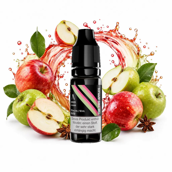 Adalya Nikotinsalz Liquid – The Two Apples – 10 mg/ml – 10 ml