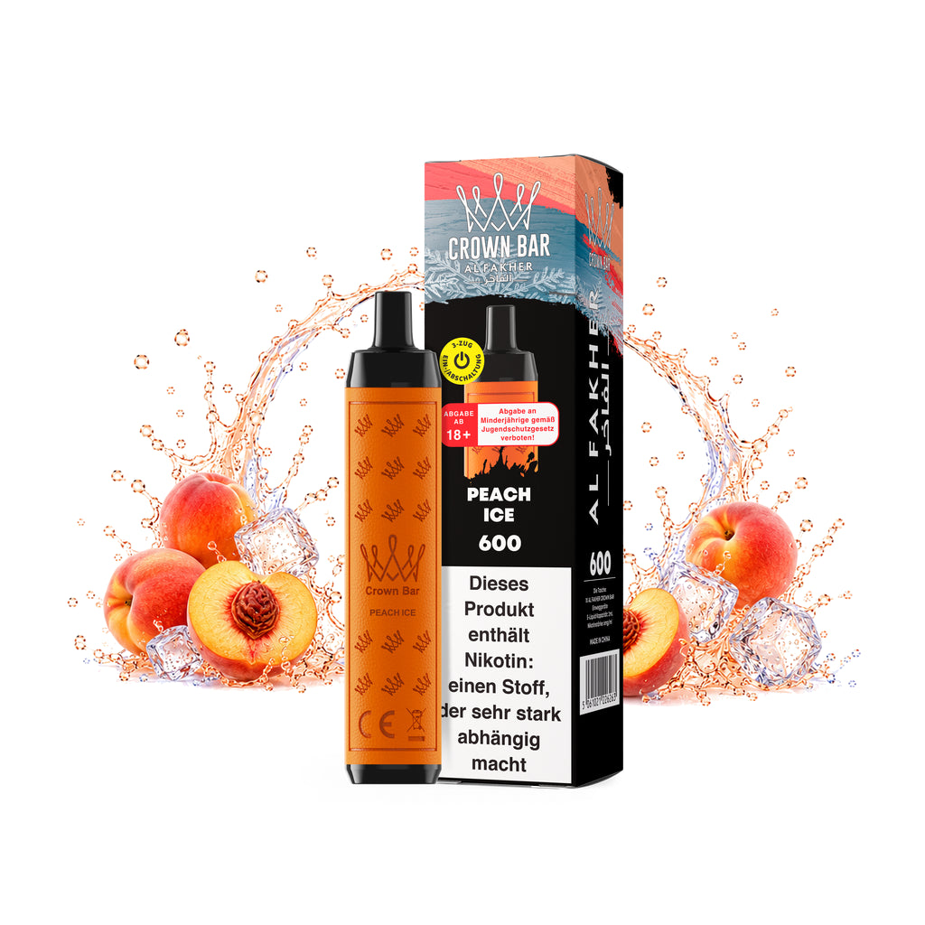 AL FAKHER Crown Bar 600 Peach Ice 20 mg/ml