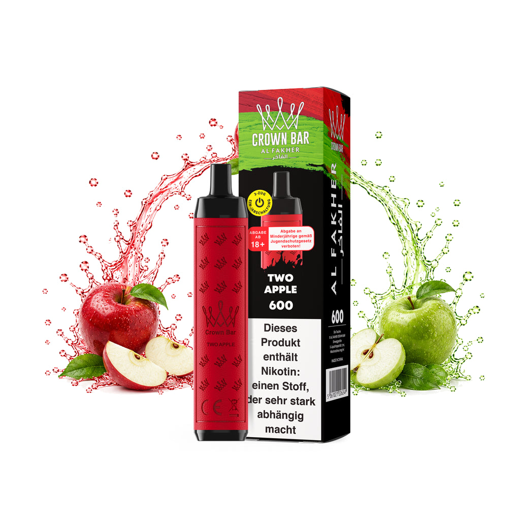 AL FAKHER Crown Bar 600 Two Apple 20 mg/ml