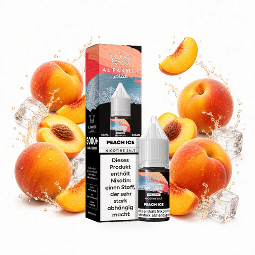 AL FAKHER Peach Ice 20 mg/ml – 10 ml Nikotinsalz-Liquid