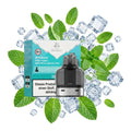 Arcbear 15K Pro Pod Ice Mint mit Verpackung und Nachfüllbehälter