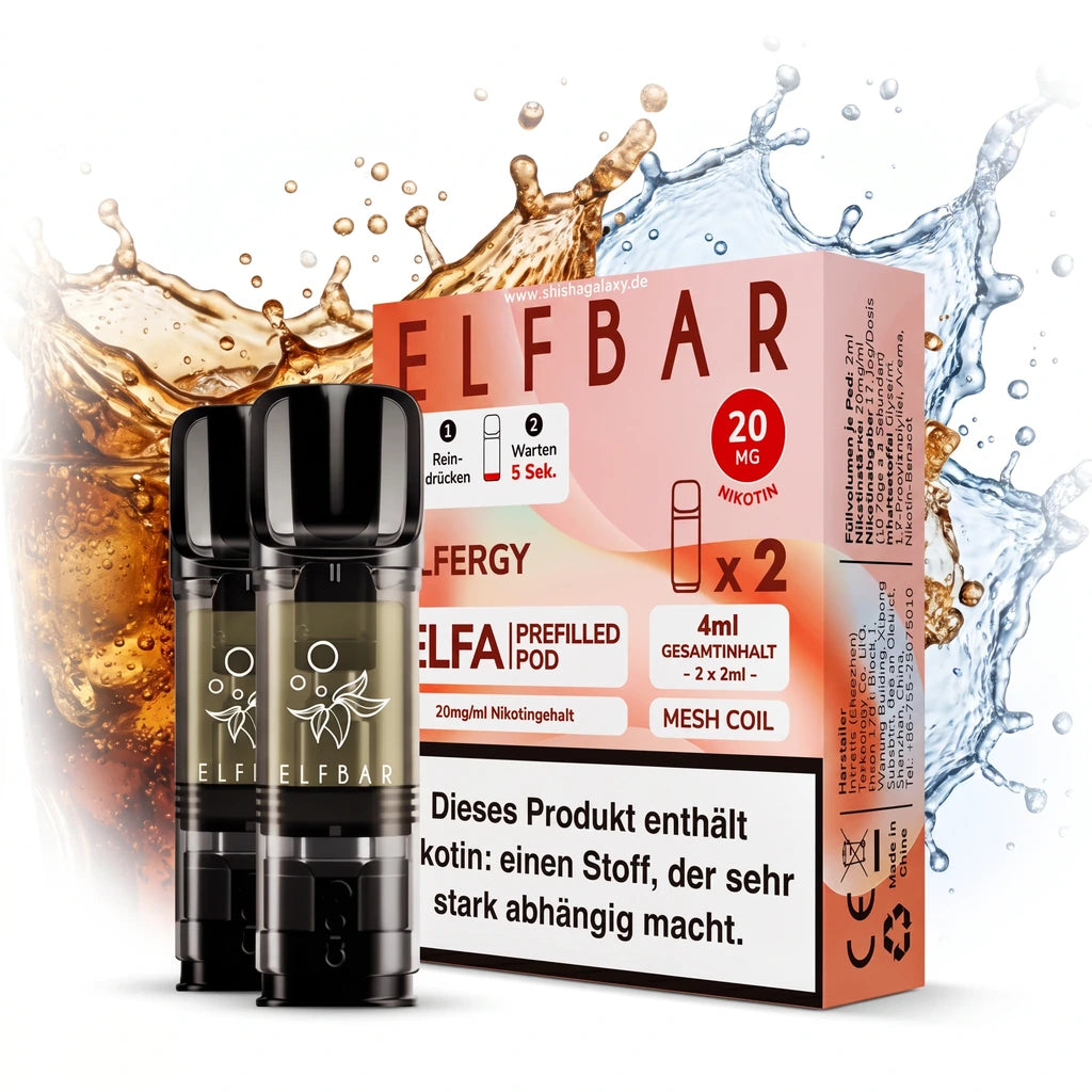 ELFBAR ELFA Prefilled Pods – ELFERGY – 20 mg/ml – 2er-Pack
