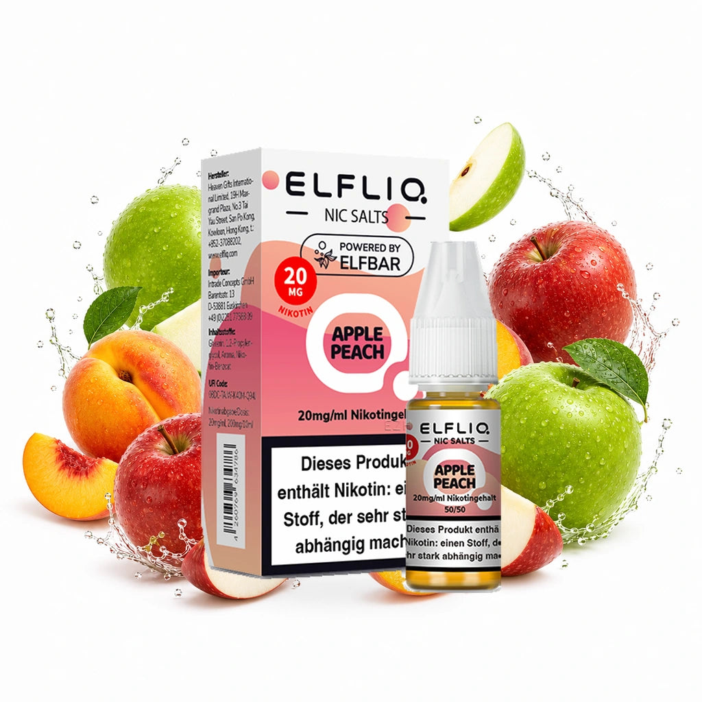 ELFBAR ELFLIQ Apple Peach 20 mg/ml – 10 ml Nikotinsalz-Liquid