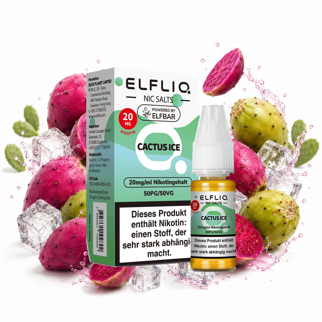 ELFBAR ELFLIQ Cactus Ice 20 mg/ml – 10 ml Nikotinsalz-Liquid