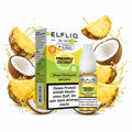 ELFBAR ELFLIQ Pineapple Coconut 10 mg/ml – Verpackung und 10-ml-Flasche