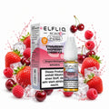 ELFBAR ELFLIQ Strawberry Raspberry Cherry Ice 10 mg/ml – Verpackung und 10-ml-Flasche