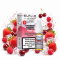 ELFBAR ELFLIQ Strawberry Raspberry Cherry Ice 20 mg/ml – Verpackung und 10-ml-Flasche