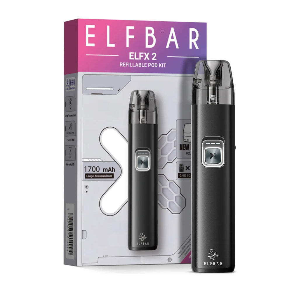 ELFBAR ELFX 2 Kit – Matte Black – 1700 mAh – Ansicht 2