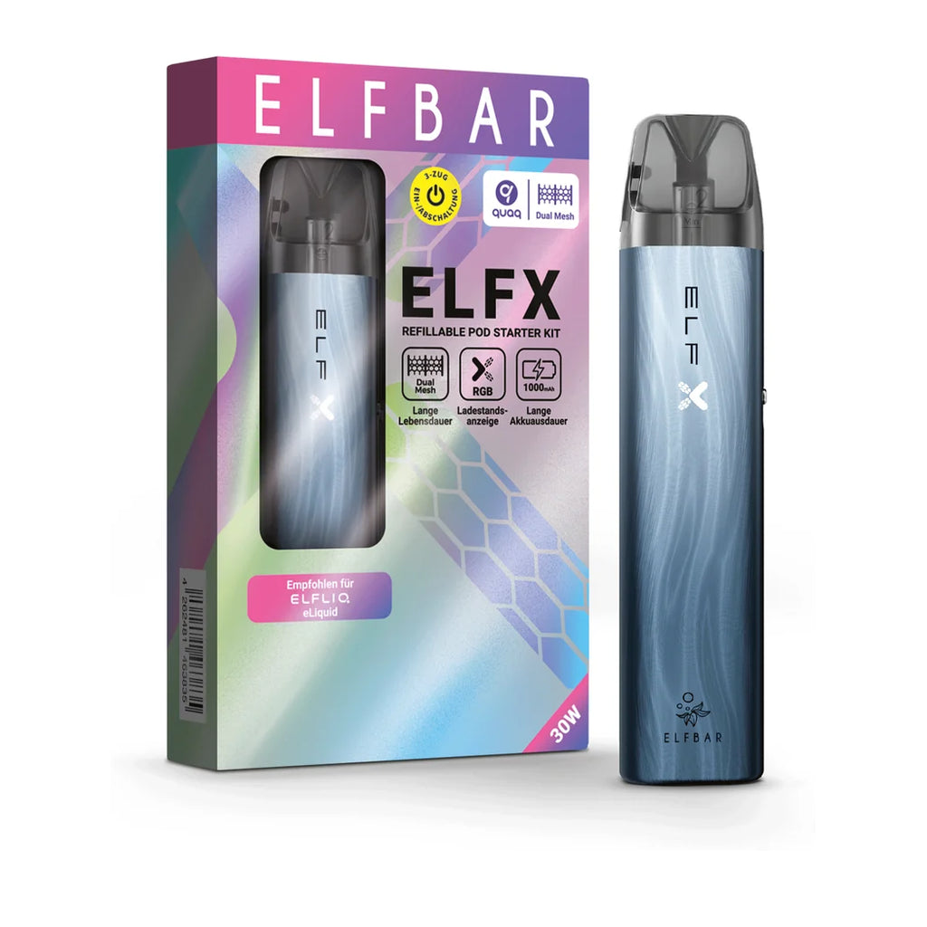 ELFBAR ELFX Kit – Dark Sea – 1000 mAh – Ansicht 2