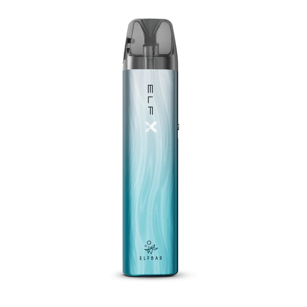 ELFBAR ELFX Kit – Silver Blue – 1000 mAh
