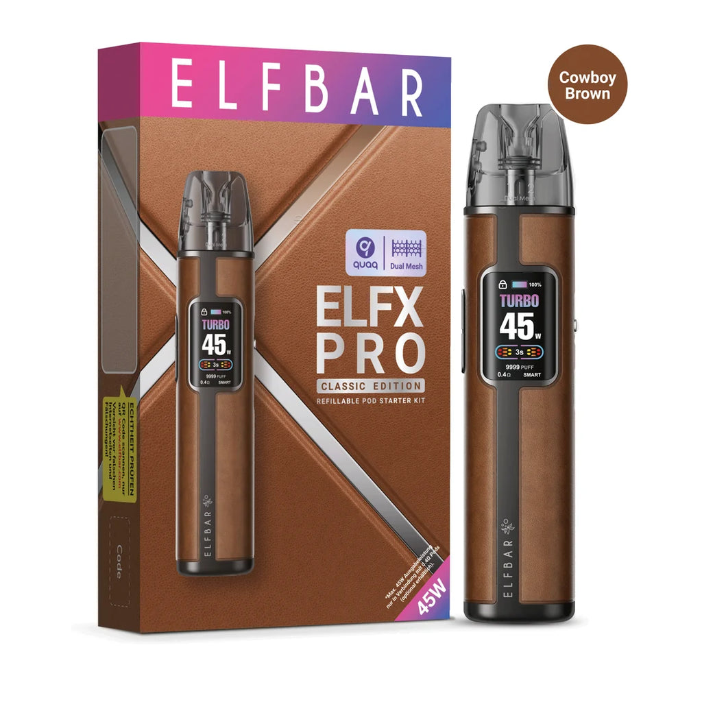 ELFBAR ELFX Pro Kit – Cowboy Brown – 1200 mAh