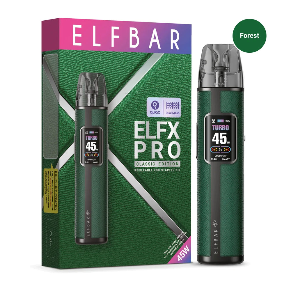 ELFBAR ELFX Pro Kit – Forest Green – 1200 mAh