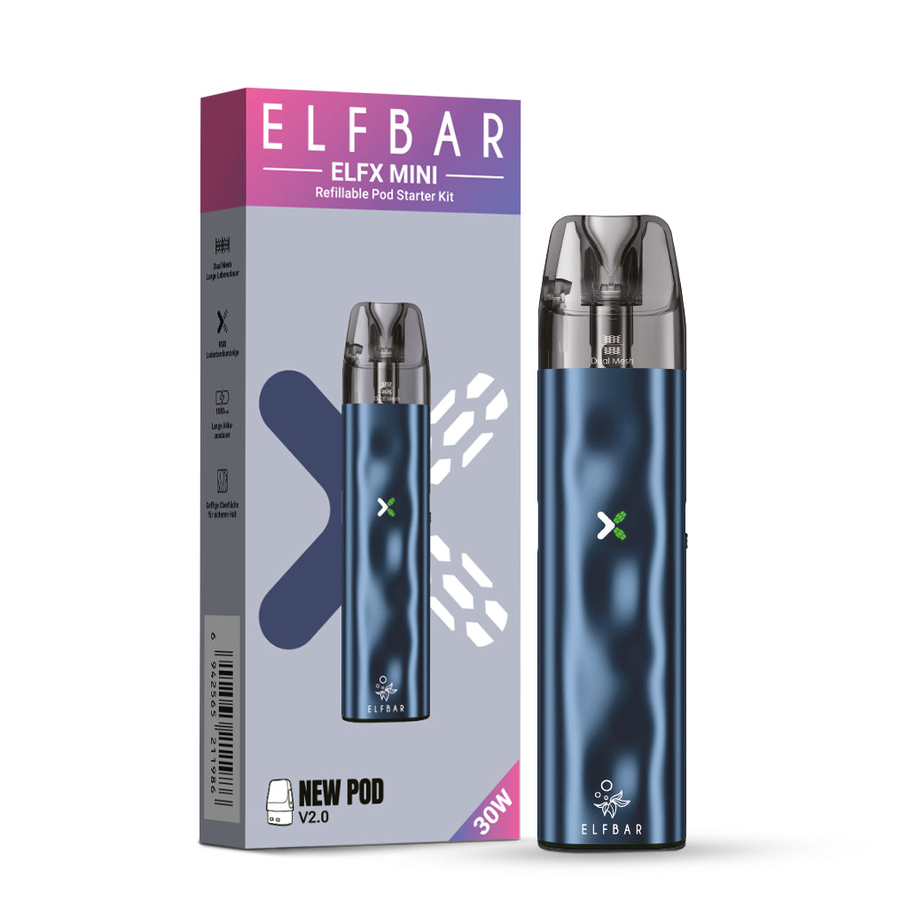 ELFBAR ELFX Mini Kit – Ocean – 1000 mAh – Ansicht 2