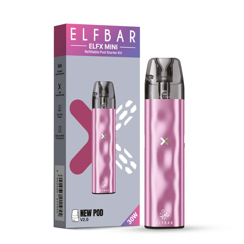 ELFBAR ELFX Mini Kit – Pink – 1000 mAh – Ansicht 2
