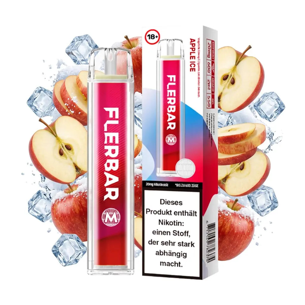 FLERBAR 600 – Apple Ice – 20 mg/ml – 600 Züge