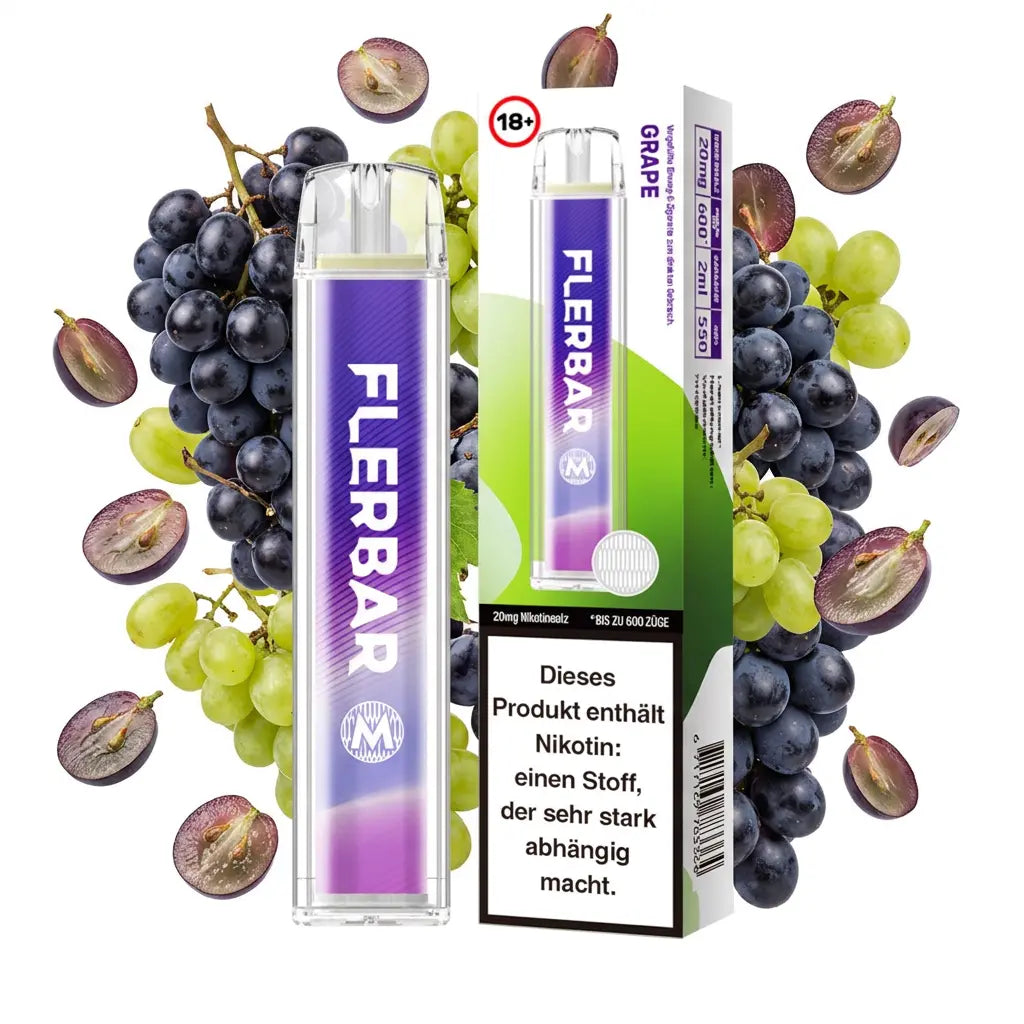 FLERBAR 600 – Grape – 20 mg/ml – 600 Züge