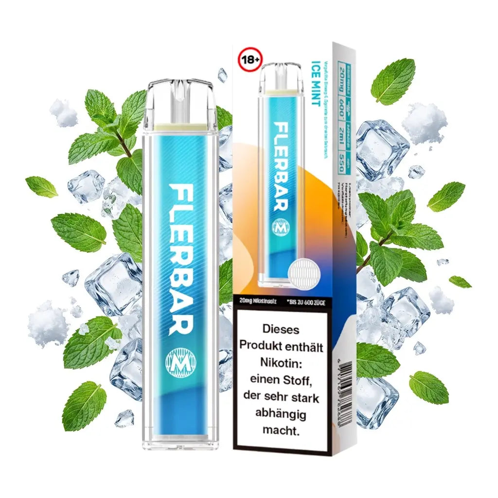 FLERBAR 600 – Ice Mint – 20 mg/ml – 600 Züge