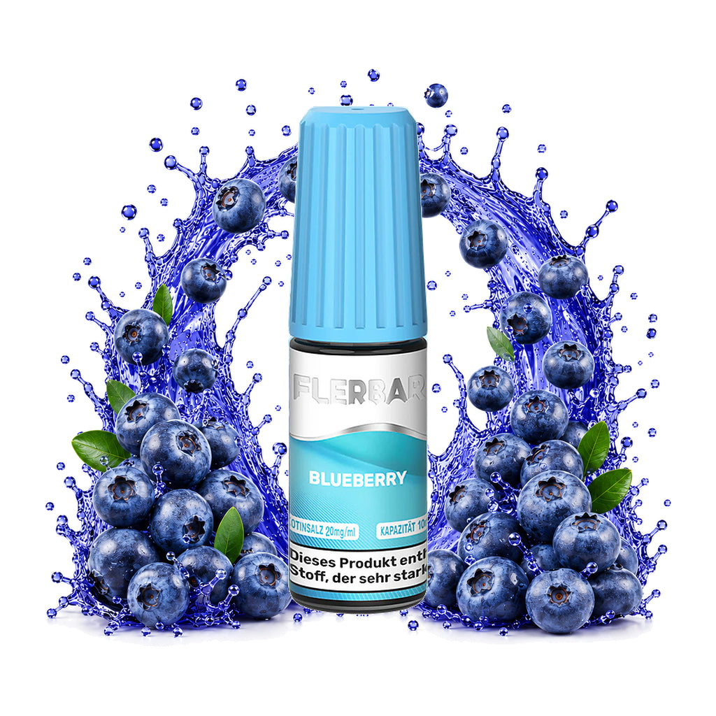 FLERBAR Liquid Blueberry 20 mg/ml – 10 ml Nikotinsalz-Liquid