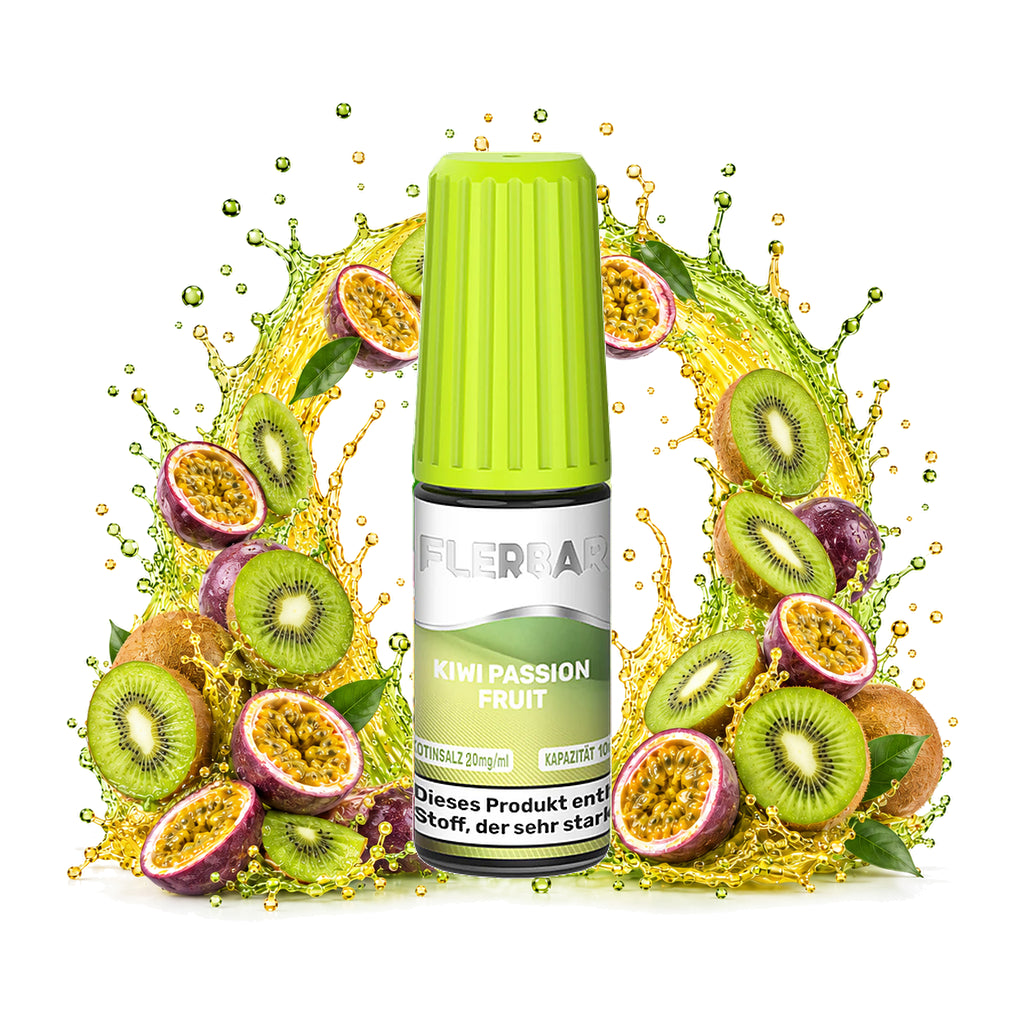 FLERBAR Liquid Kiwi Passion Fruit 20 mg/ml – 10 ml Nikotinsalz-Liquid