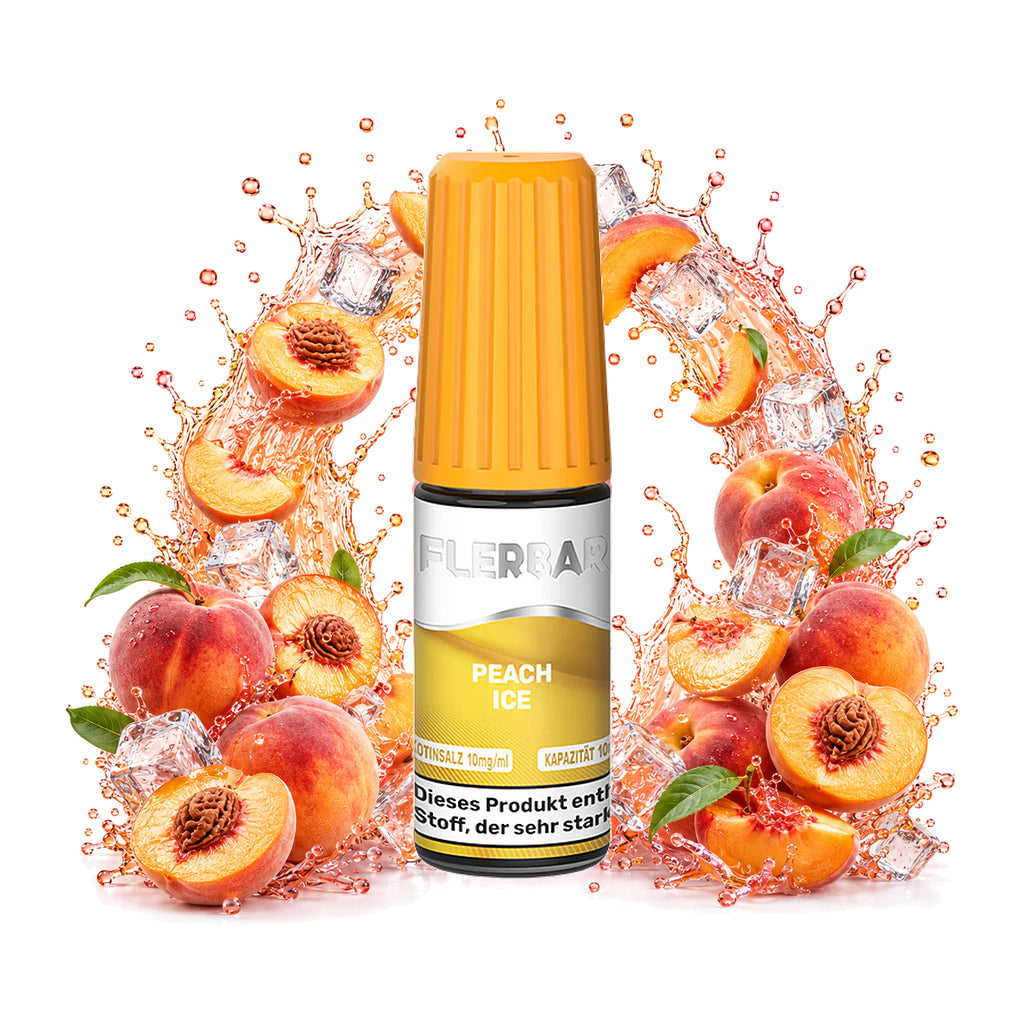 FLERBAR Liquid Peach Ice 10 mg/ml – 10 ml Nikotinsalz-Liquid