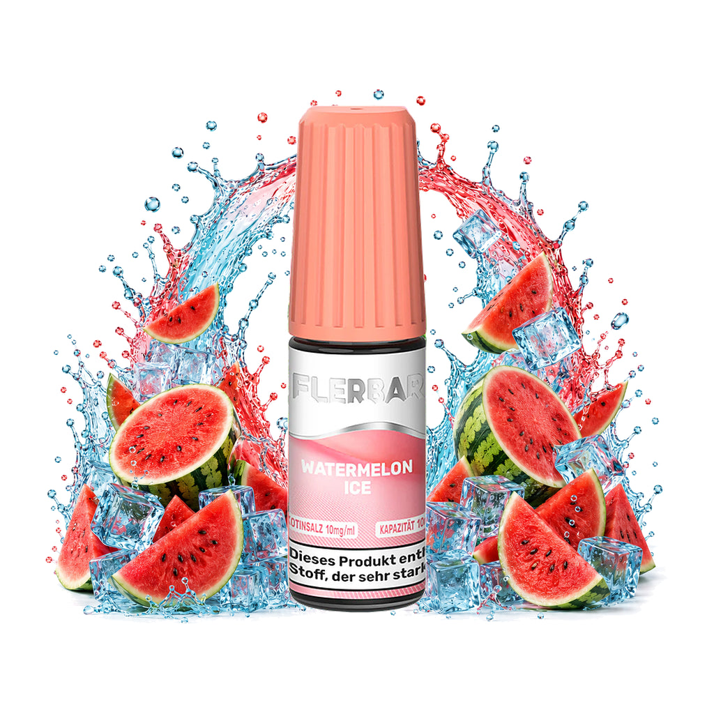 FLERBAR Liquid Watermelon Ice 10 mg/ml – 10 ml Nikotinsalz-Liquid