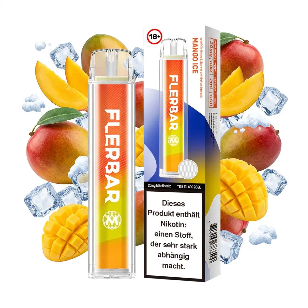 FLERBAR 600 – Mango Ice – 20 mg/ml – 600 Züge