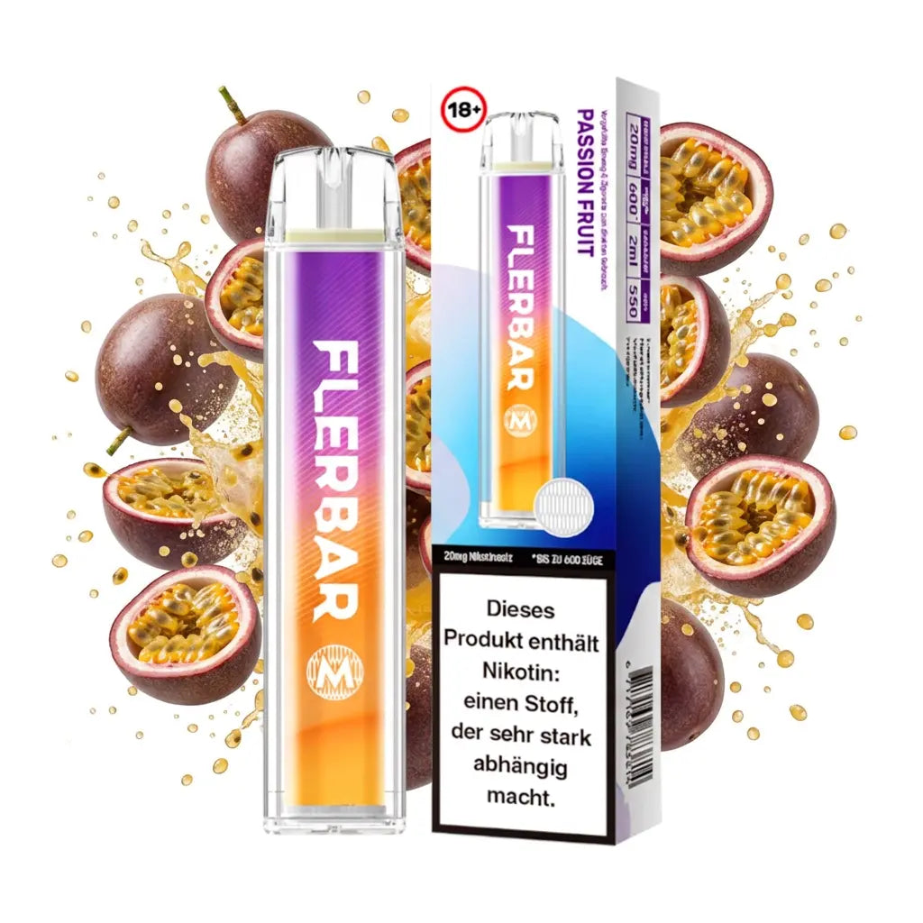 FLERBAR 600 – Passion Fruit – 20 mg/ml – 600 Züge