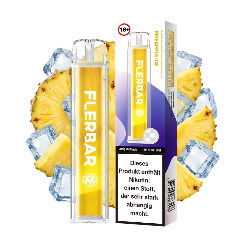 FLERBAR 600 – Pineapple Ice – 20 mg/ml – 600 Züge