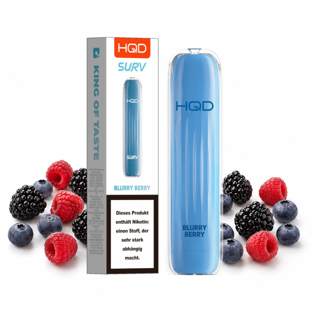 HQD SURV – Blurry Berry – 18 mg/ml – 600 Züge