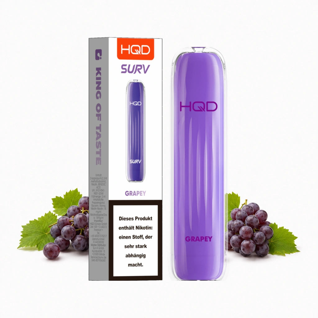 HQD SURV – Grapey – 18 mg/ml – 600 Züge