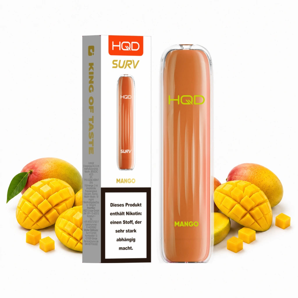 HQD SURV – Mango – 18 mg/ml – 600 Züge