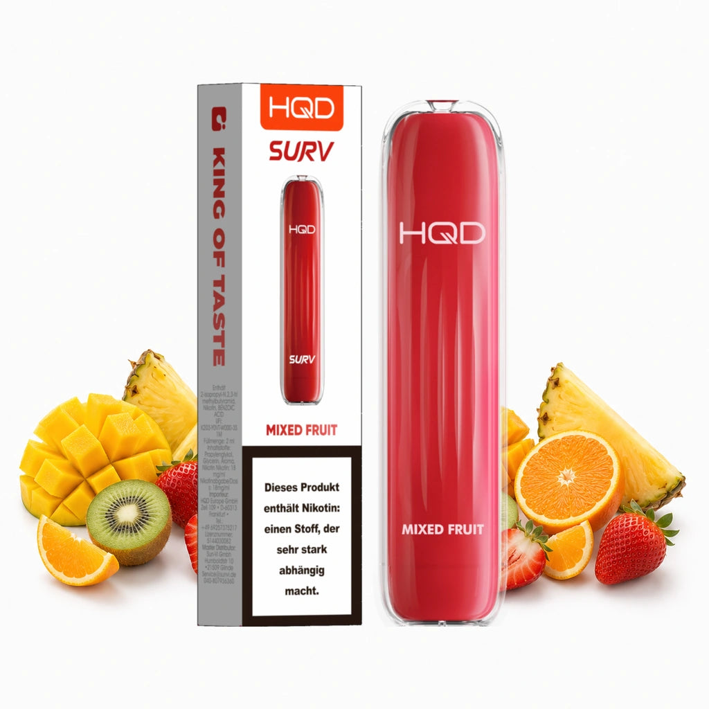 HQD SURV – Mixed Fruit – 18 mg/ml – 600 Züge