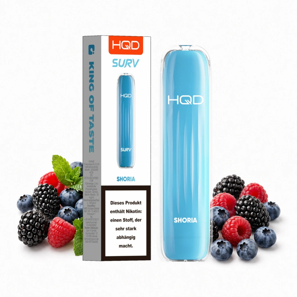 HQD SURV – Shoria – 18 mg/ml – 600 Züge