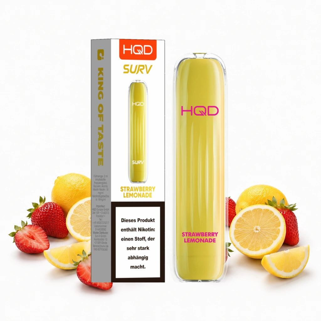 HQD SURV – Strawberry Lemonade – 18 mg/ml – 600 Züge