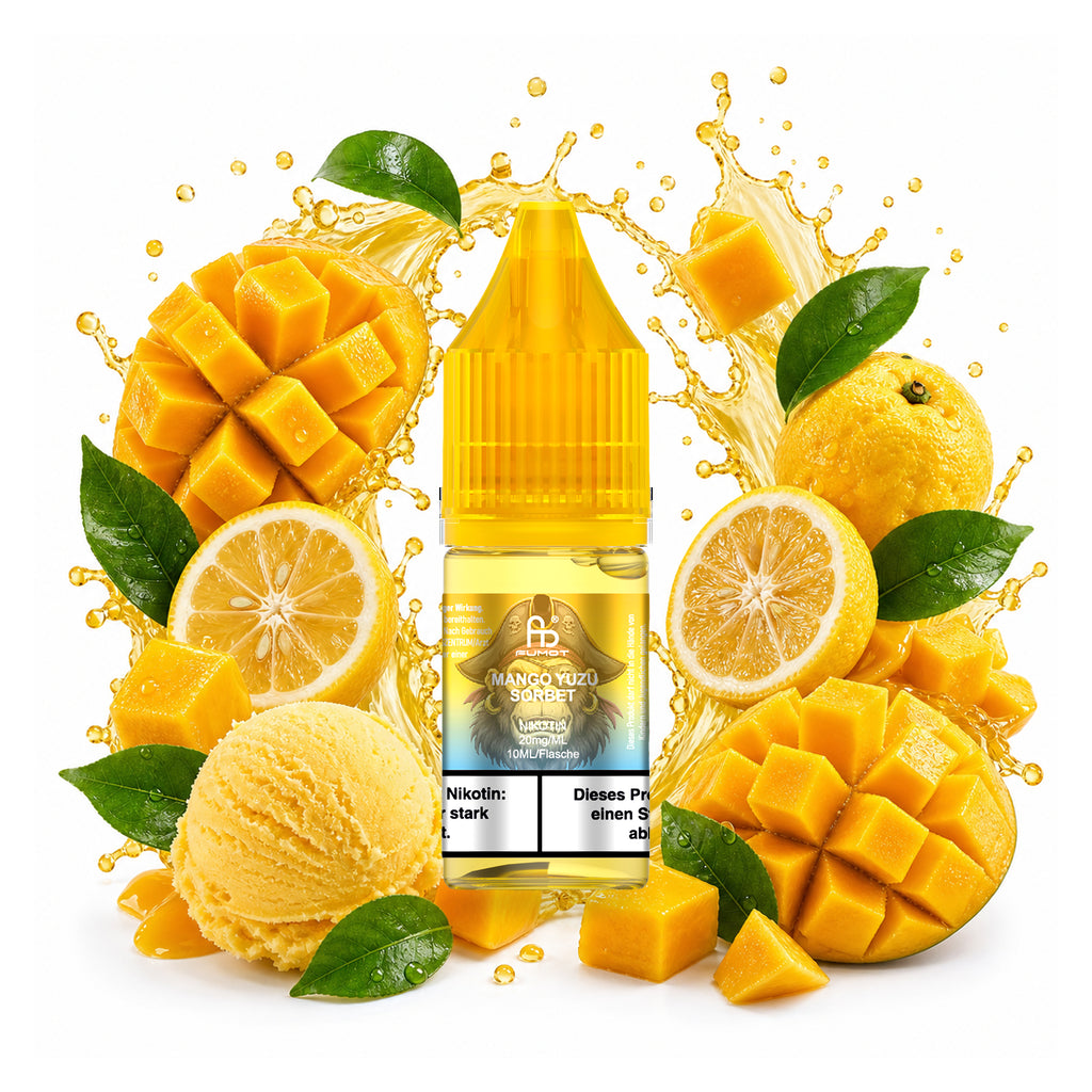 RandM Tornado Mango Yuzu Sorbet 20 mg/ml – 10 ml Nikotinsalz-Liquid