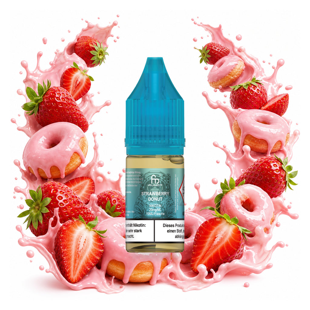 RandM Tornado Strawberry Donut 20 mg/ml – 10 ml Nikotinsalz-Liquid