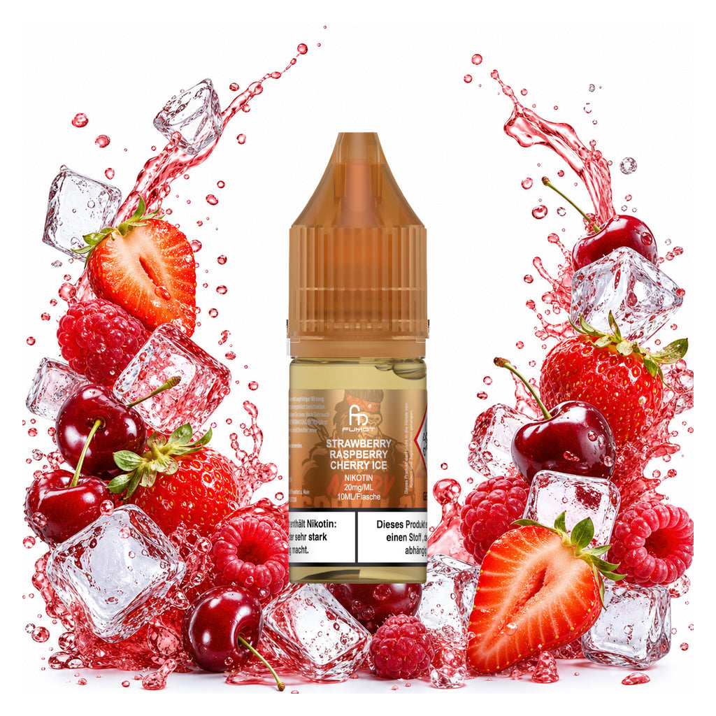RandM Tornado Strawberry Raspberry Cherry Ice 20 mg/ml – 10 ml Nikotinsalz-Liquid