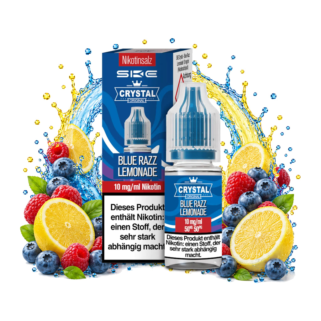 SKE Crystal Blue Razz Lemonade 10 mg/ml – 10 ml Nikotinsalz-Liquid