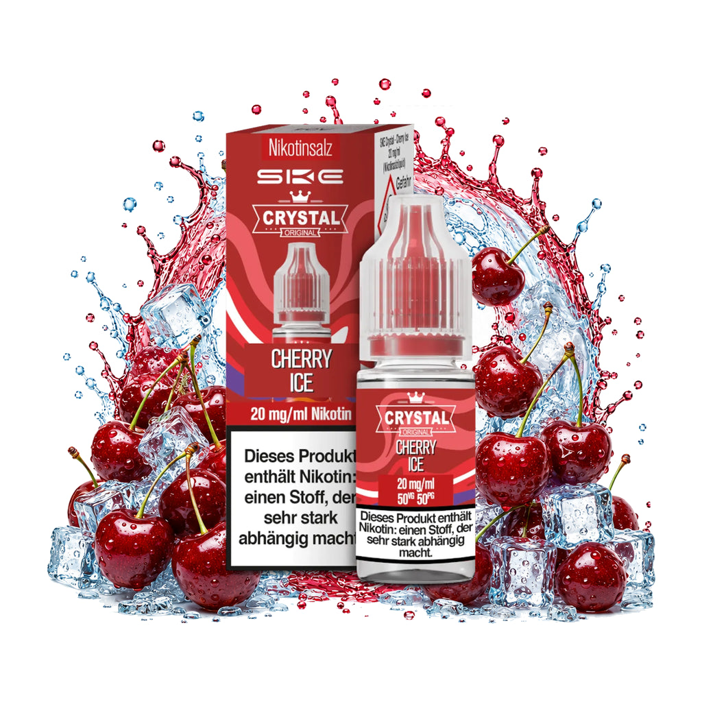 SKE Crystal Cherry Ice 20 mg/ml – 10 ml Nikotinsalz-Liquid