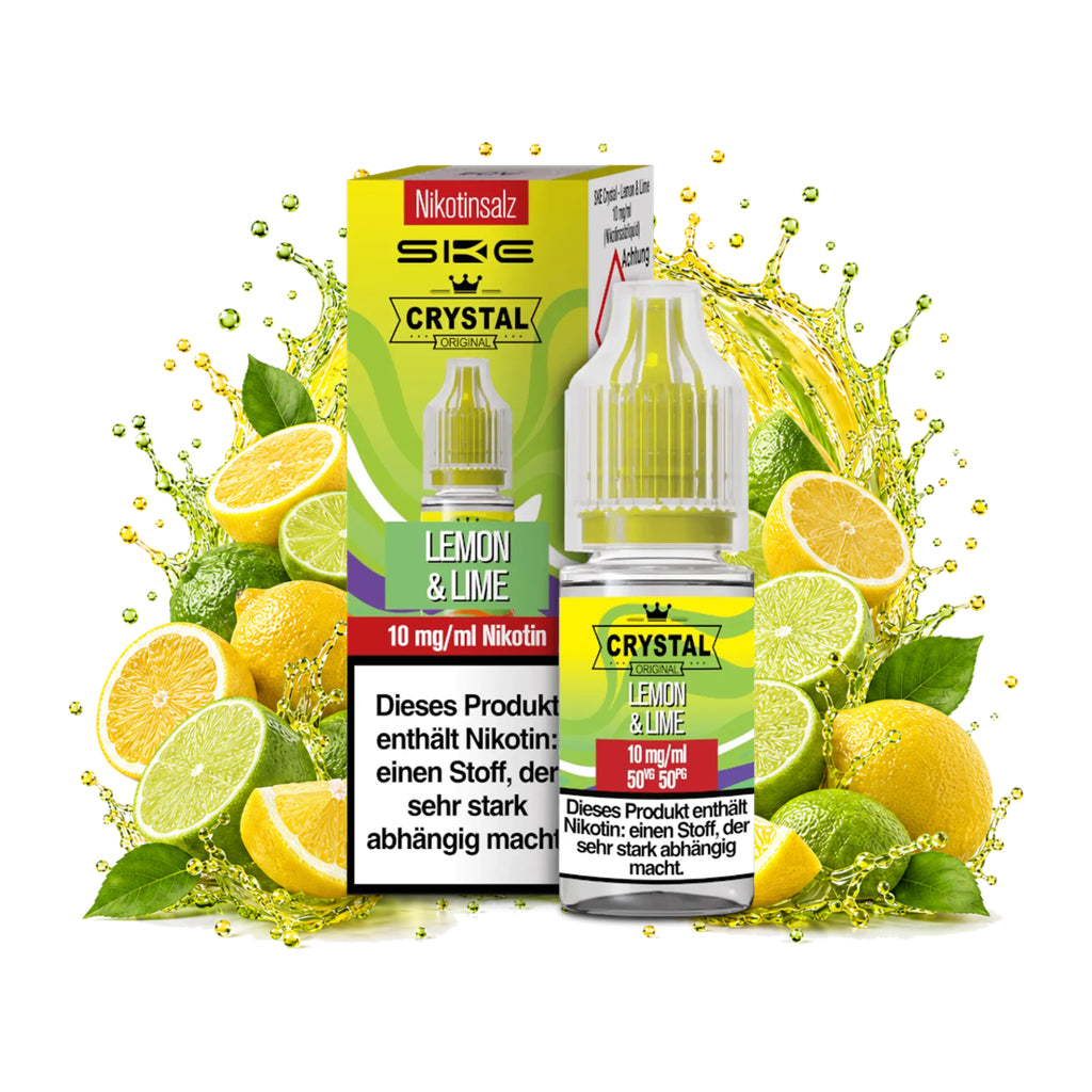 SKE Crystal Lemon Lime 10 mg/ml – 10 ml Nikotinsalz-Liquid