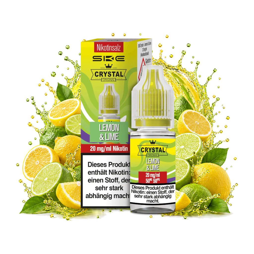 SKE Crystal Lemon Lime 20 mg/ml – 10 ml Nikotinsalz-Liquid