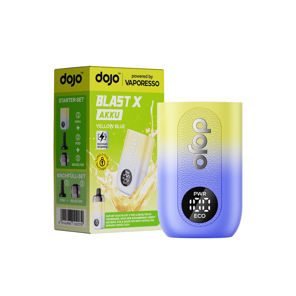 Vaporesso Dojo Blast X Basisgerät – Gelb-Blau