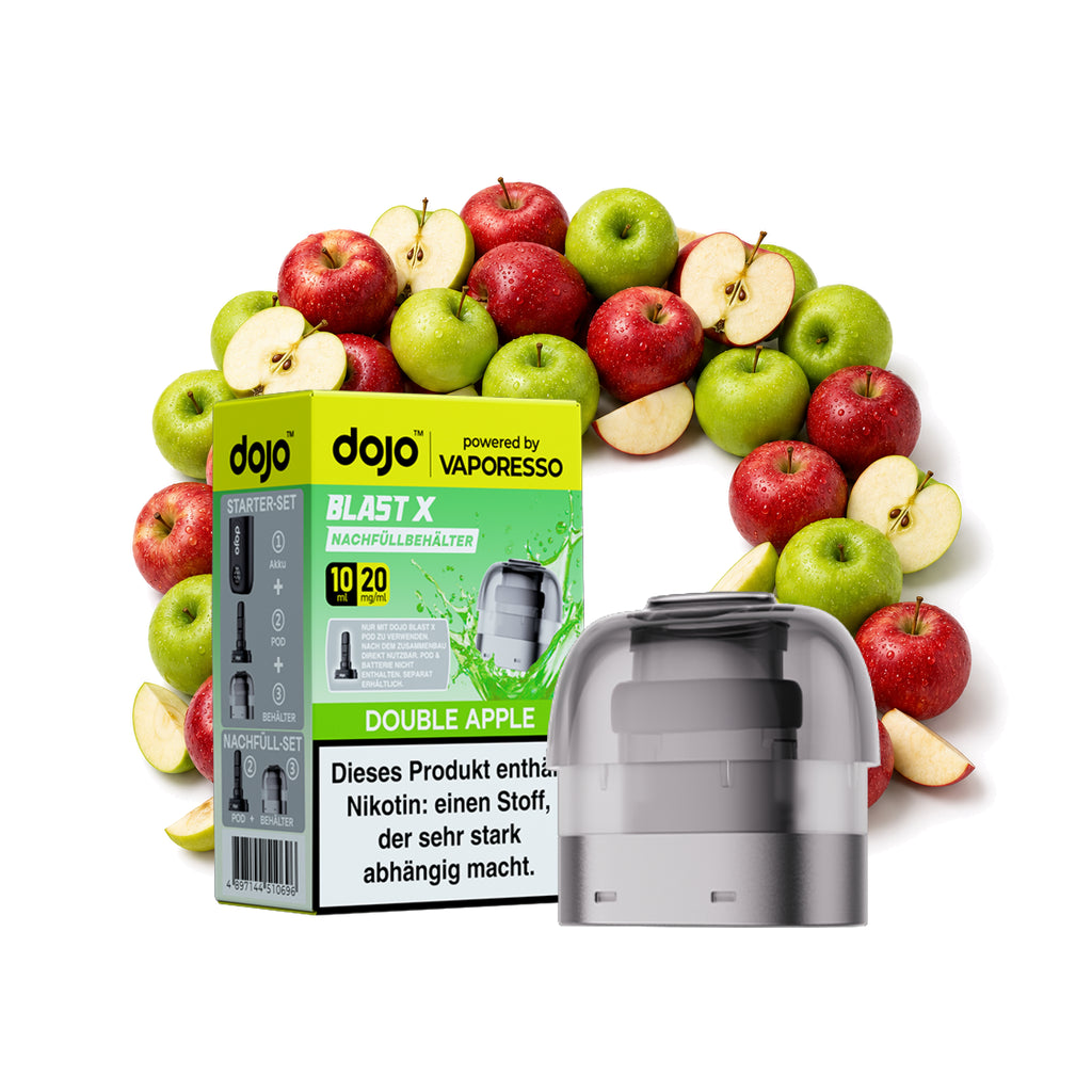 Vaporesso Dojo Blast X Nachfüllbehälter – Double Apple – 20 mg/ml – 10 ml