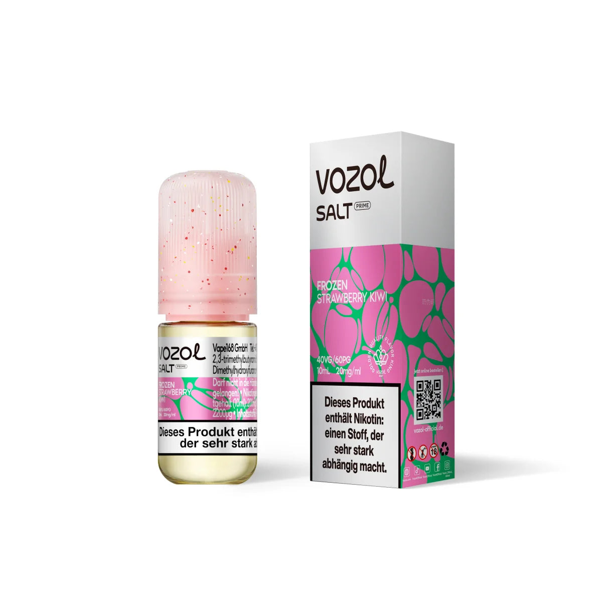 VOZOL Salt Prime Liquid – Frozen Strawberry Kiwi – 20 mg/ml – 10 ml