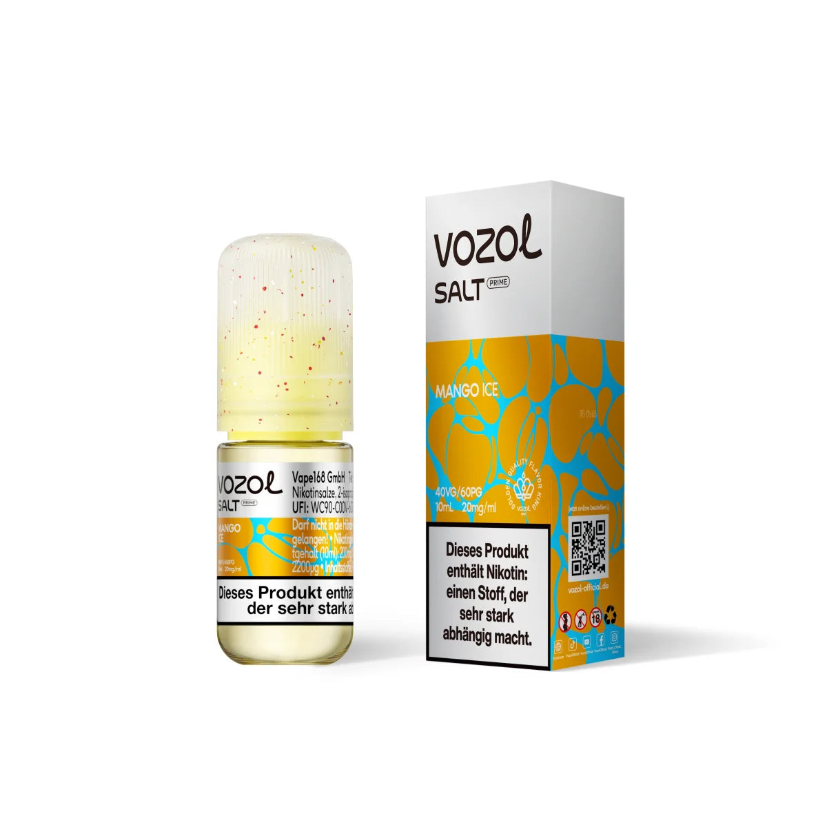 VOZOL Salt Prime Liquid – Mango Ice – 20 mg/ml – 10 ml